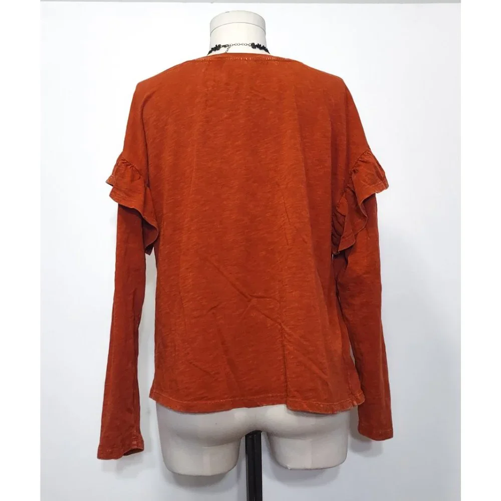 Universal Thread Ruffle Sleeve Top - Picture 3 of 6